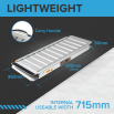 Measurements of the 2ft folding wheelchair ramp