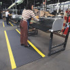 Person working on anti-fatigue mat 