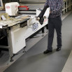 Grey anti-fatigue mat in place 