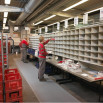 Anti-fatigue mat in sorting office 