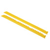 Yellow bevelled edges for anti-fatigue matting
