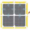 Technical drawing of anti-fatigue mats
