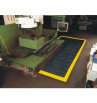 Diamon Flex Lock anti-fatigue mat in place