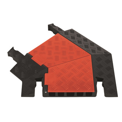 Checkers Cable Protector 45 degree Corner Section