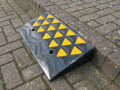 Kerb ramp in place 
