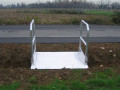 Ramp used to cross a trench 