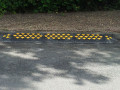 Rubber kerb ramp 