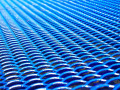 Blue grip surface on yard ramp 