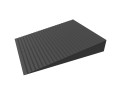 Side view of the rubber ramps 