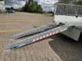 Aluminium loading ramps on trailer heavy duty