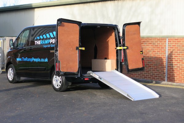 Viper ramp on the back of a van 