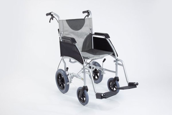 Aluminium Lightweight Folding Transit Wheelchair