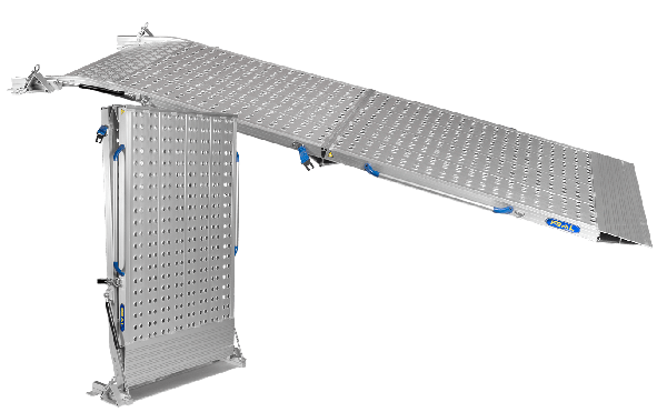 Two part folding van ramp heavy duty 