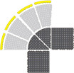 Skywalker HD i-Curveª 45 degree inner corner, 91 cm