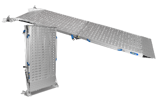 Two part folding van ramp heavy duty 