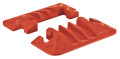 Checkers Line Backer End Caps Pair