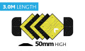 50mm Speed Bump Kit 3.0M (3000x400x50mm)