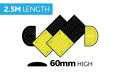 2.5M Heavy Duty Speed Bump Middle with Steel Plate (2500mm x 450mm x 60mm)