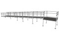 10400mm modular wheelchair ramp system 
