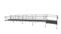 8000mm long modular ramp system 