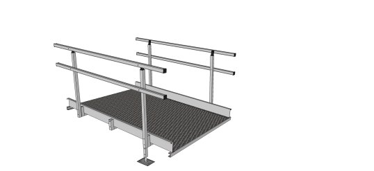 1500mm x 1900mm modular ramp section 