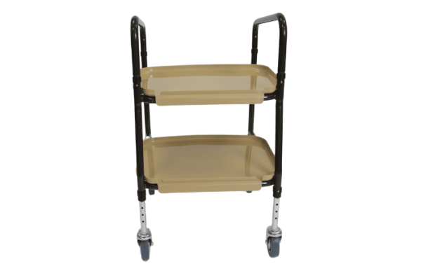 view of mobility trolley with trays