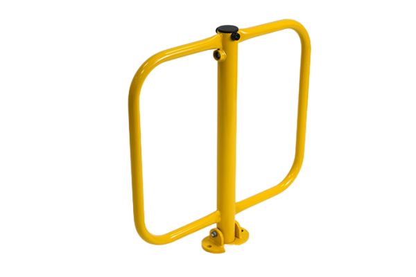 Wide folding parking barrier 