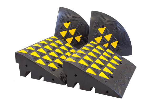 Kerb ramp kit, includes end caps 