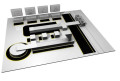 Technical drawing of anti-fatigue matting
