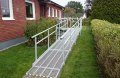 Aluminium modular wheelchair ramp 