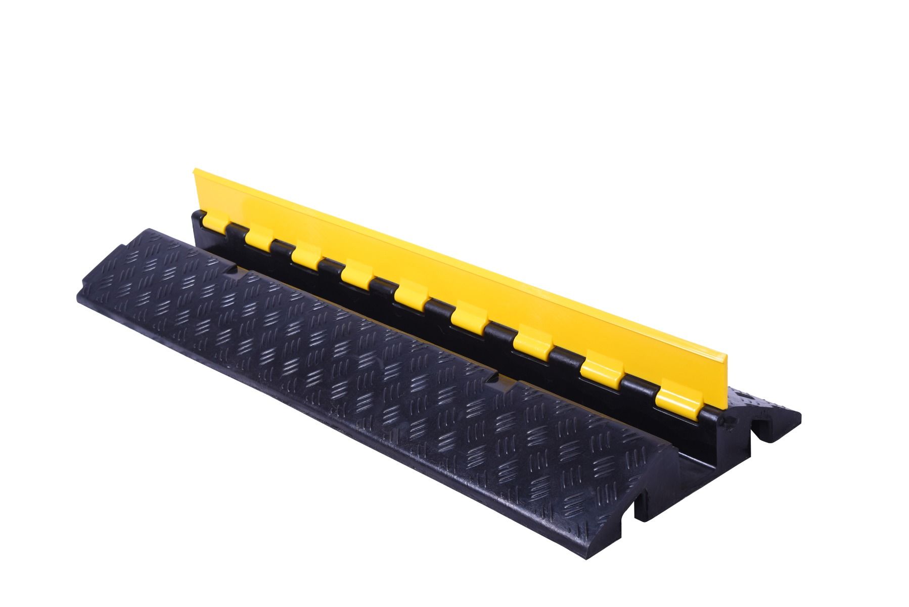 Open hinge lid 3 channel cable cover 