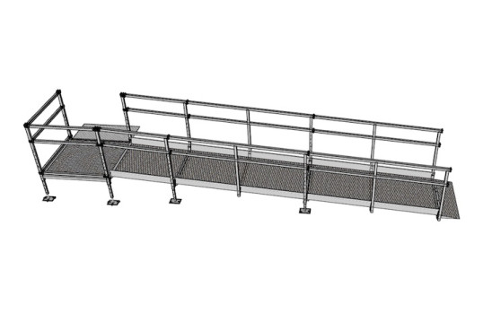5m modular wheelchair ramp kit