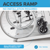 no installation folding wheelchair ramp 