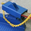 Fixed swivel clamp on yard ramp 