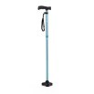 HurryCane 2 Comfort Walking Stick - Pastel Blue with strap 