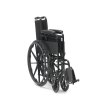 Folded manual wheelchair 