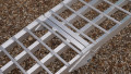 Folding extra wide motorcycle loading ramp 