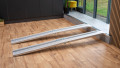 Low Profile Edge Channel Ramps resting on a step