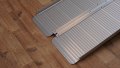 rear of single folding aluminium ramp