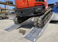 side view of digger 