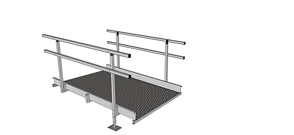 1500mm x 1900mm modular ramp section 