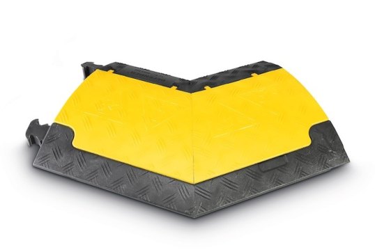 Adam Hall MINI R 3 channels cable protector 45° curve right 