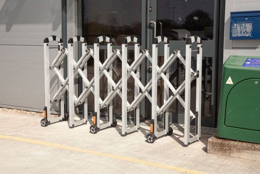 Barrier outside front doors 