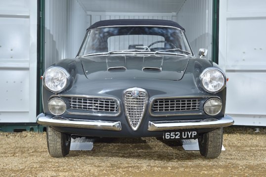 Car coming down ramp