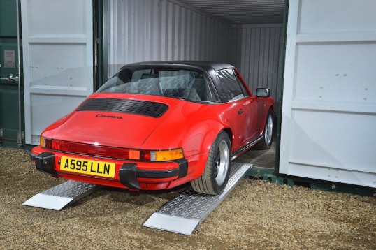 Container car loading ramps 