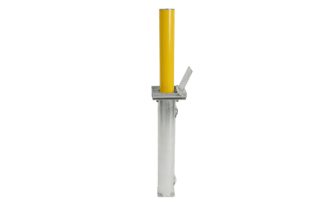 side profile of bollard