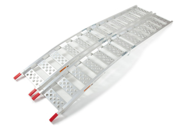 Pair of aluminium lightweight motorcycle ramps