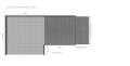 Measurements of modular ramp with handrails 