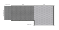 Measurements of modular ramp left hand corner 