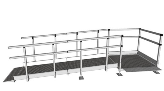 2.7m modular ramp 